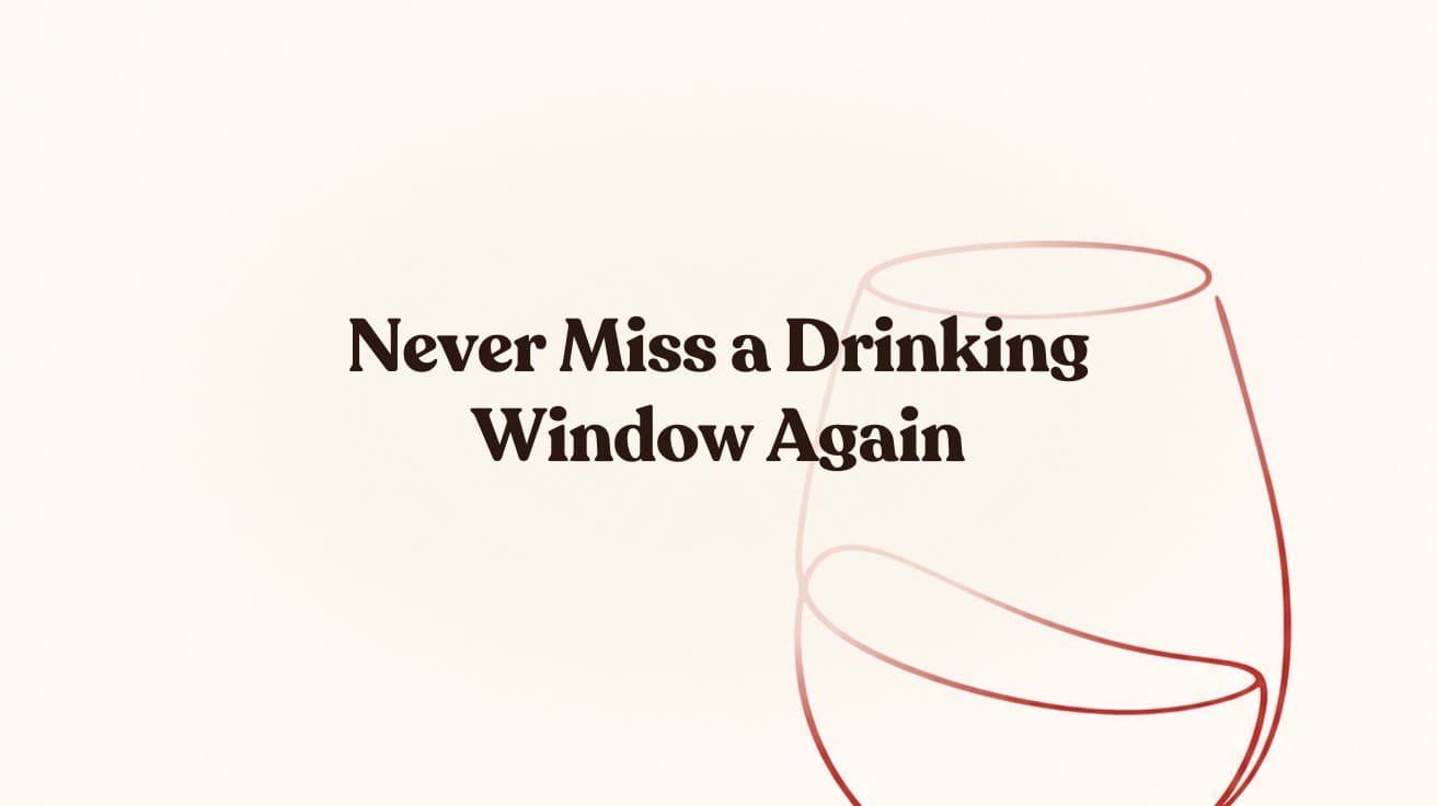 Never Miss a Drinking Window Again: How WineNest Tracks When Each Bottle Is Ready