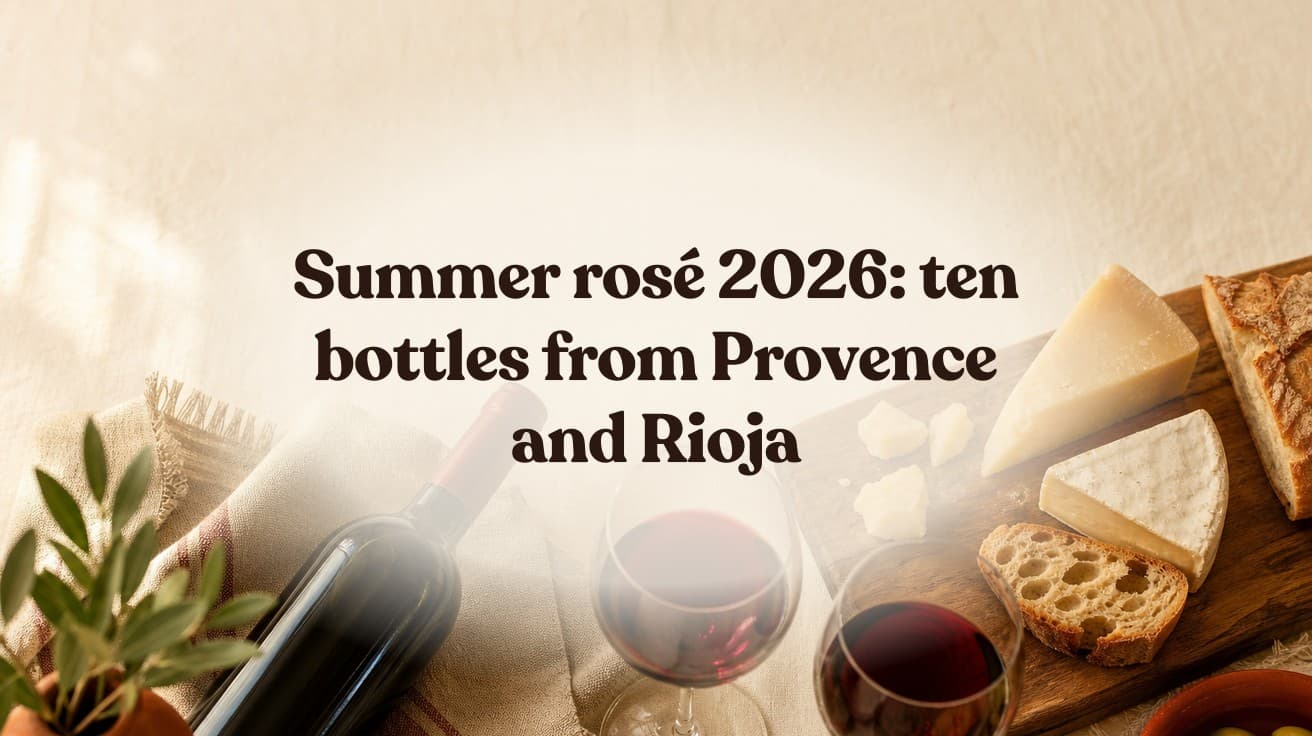 Summer rosé 2026: ten bottles from Provence and Rioja