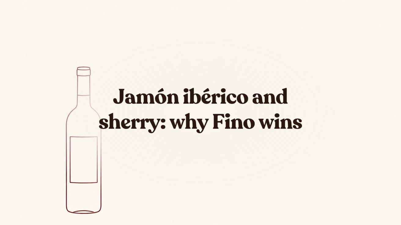 Jamón ibérico and sherry: why Fino wins